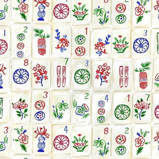 Dear Stella  -  Game Night  - Mahjong - Priced per half Metre