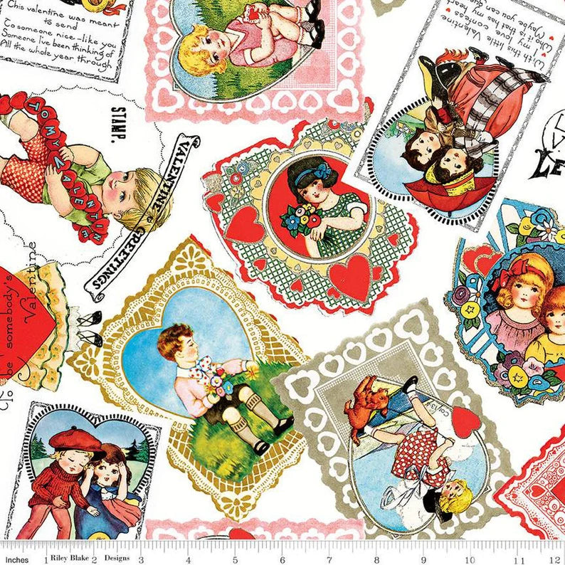 Riley Blake - Be Mine Valentine by J. Wecker Frisch - Vintage Valentines Day
