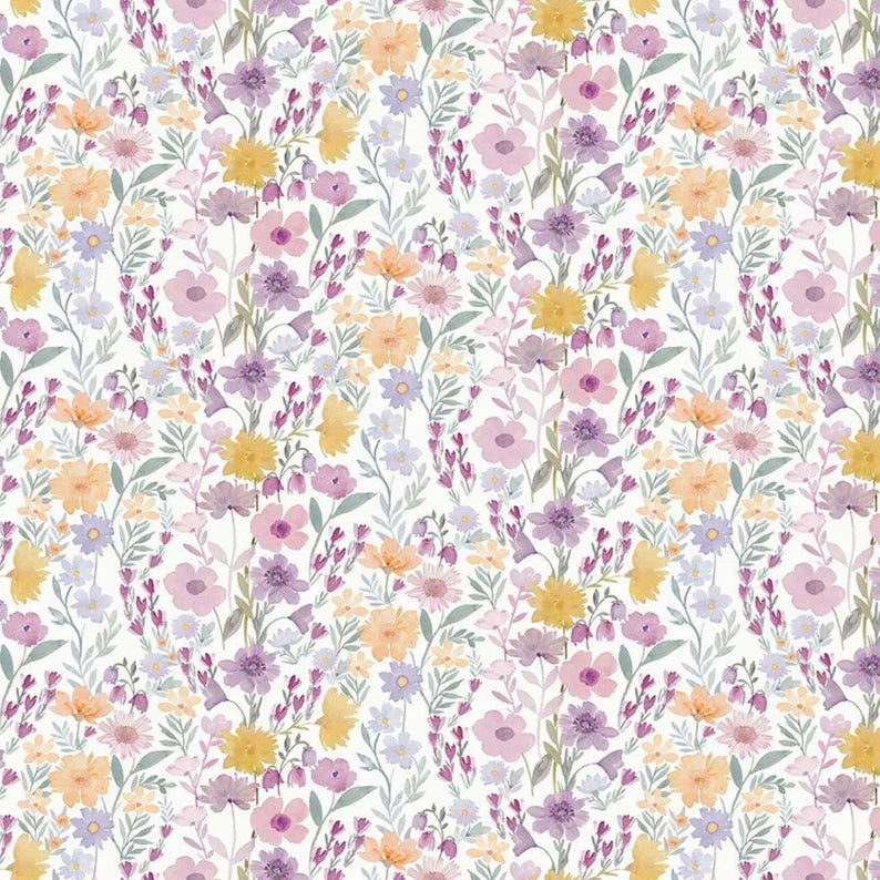 Dear Stella  -  Floral Dream - And Sew It Goes Collection - White