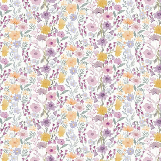 Dear Stella  -  Floral Dream - And Sew It Goes Collection - White