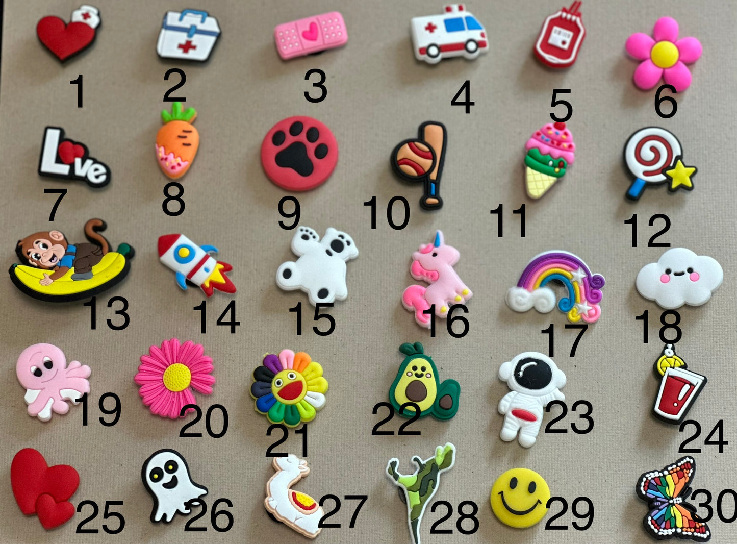 Cute Shoe Charms