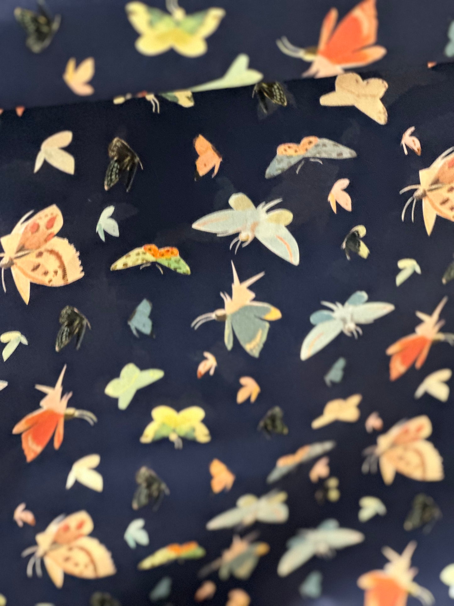 Riley Blake - Dream World - Butterflies and Fairies on Navy