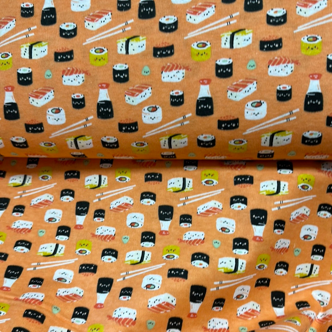 Flannel - Sushi- Mania - Coral