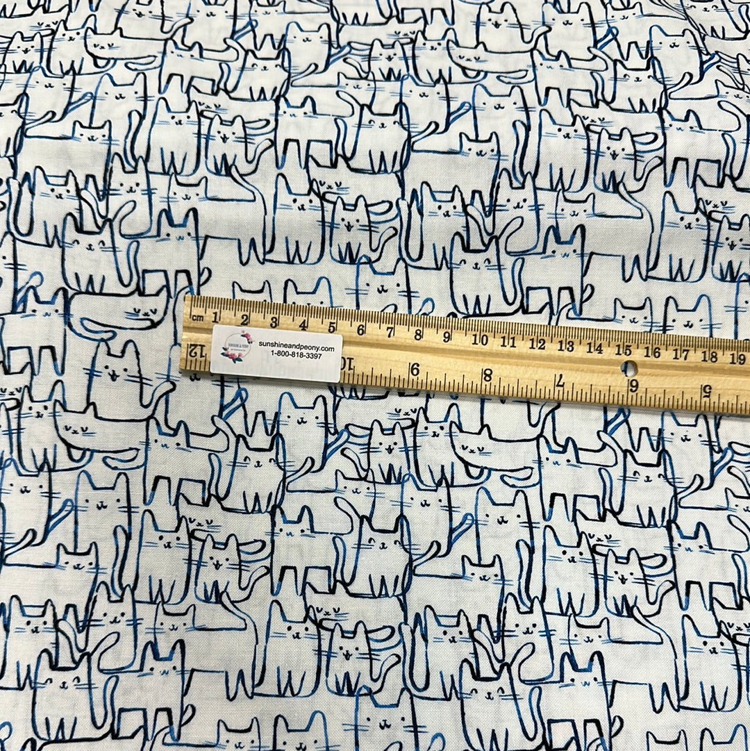 Back in stock!! - Dear Stella - Creative Cats - Wait a Meow Ment - White