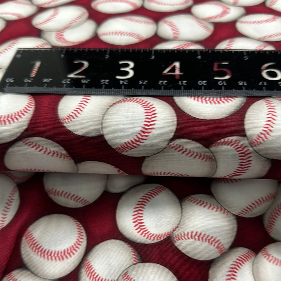 Robert Kaufman - Sports Life  - Baseballs on Red (Digital)