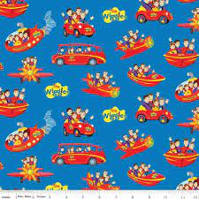 The Wiggles - Ready Steady Wiggle in Blue - Riley Blake