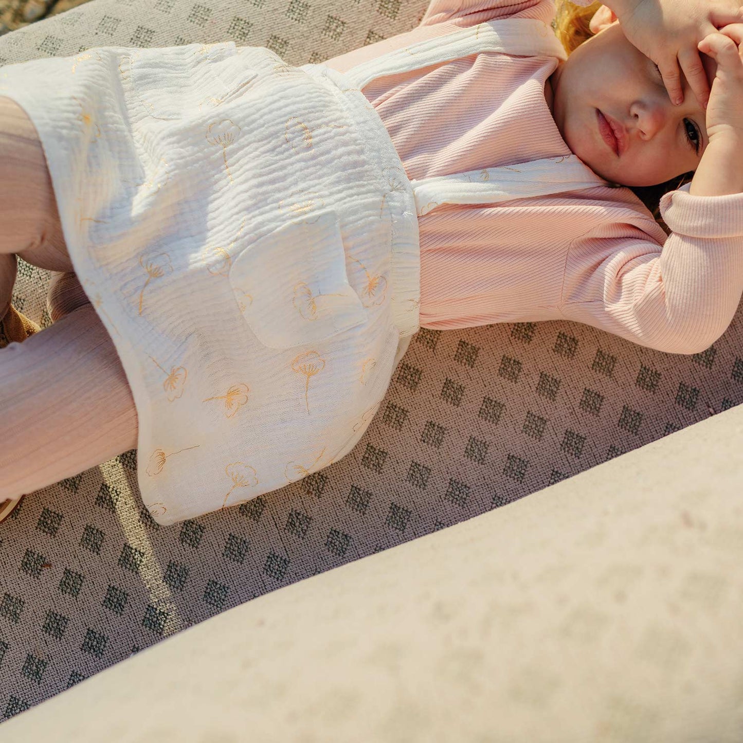 Katia - Mousseline Gold Collection - Double Gauze - Gold Cotton Flower Metallic - Autumn Winter 2021 Collection