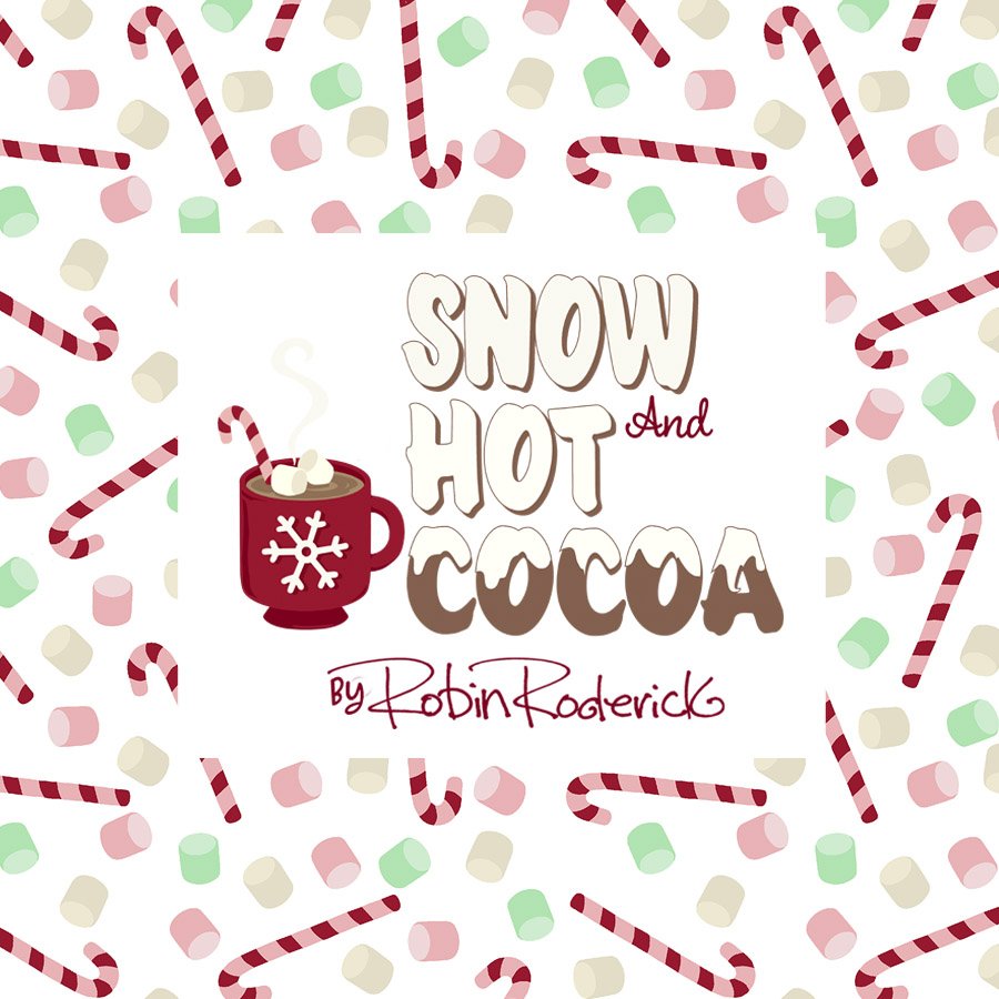 3 Wishes Fabric - Snow and Hot Cocoa - Cocoa Pal Patch