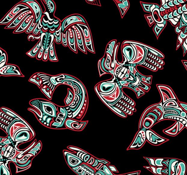 Legend - Symbols - Windham Fabrics - Black