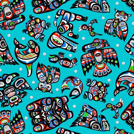 Indigenous Spirit - Elizabeth Studios - Turquoise