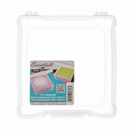 Cut Fabric Organizing Case - Essentials Clear Case - 6" x 6"