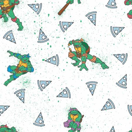Springs Creative - TMNT Paint Splatter and Pizza - Teenage Mutant Ninja Turtles
