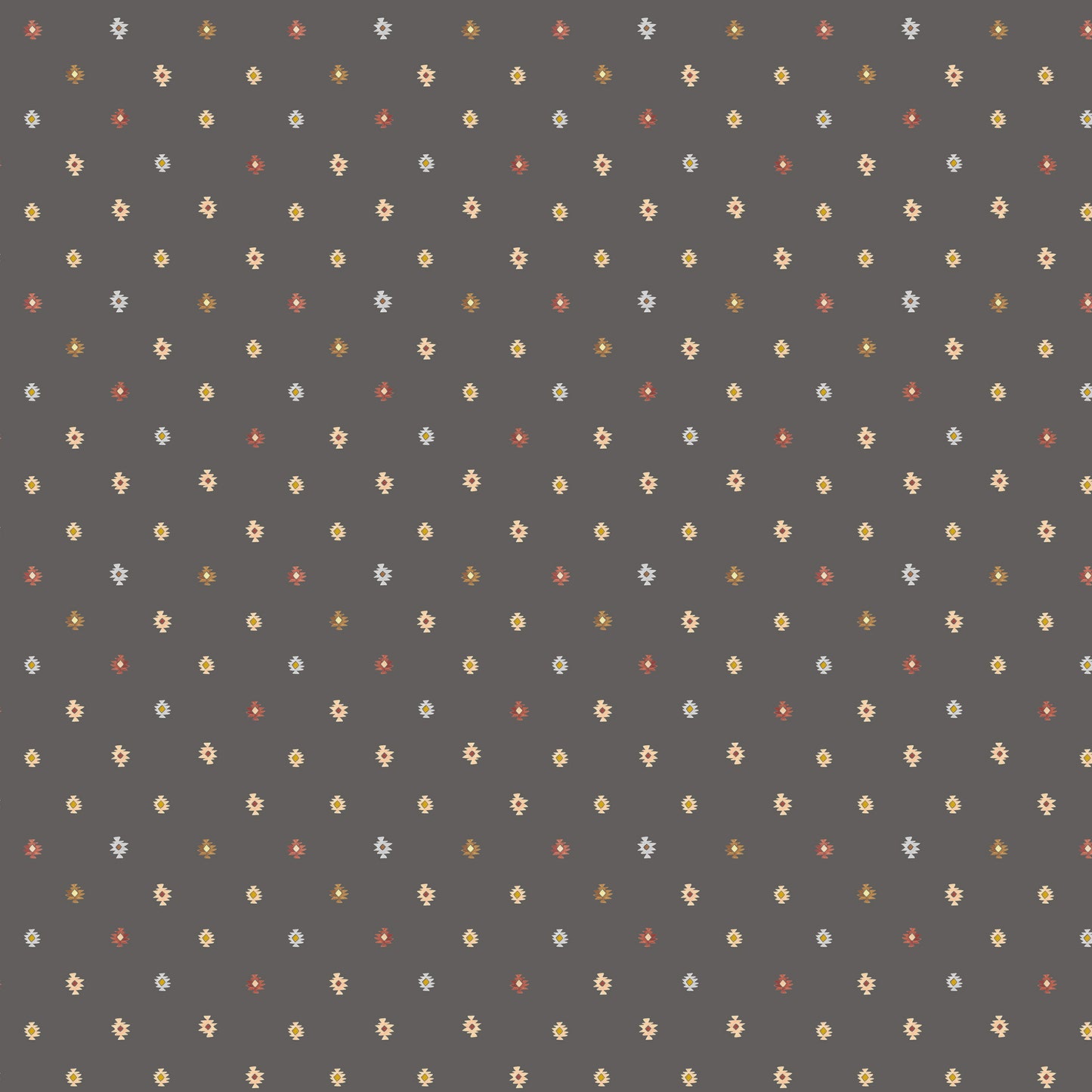 FIGO Fabrics - Wild West - Gray Motif