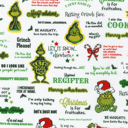 Robert Kaufman - Dr. Seuss - Christmas - How the Grinch Stole Christmas - Letters