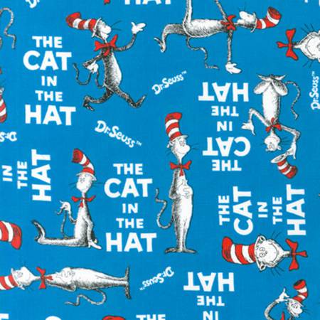 Dr. Seuss - Celebration - The Cat in the Hat Allover by Robert Kaufman