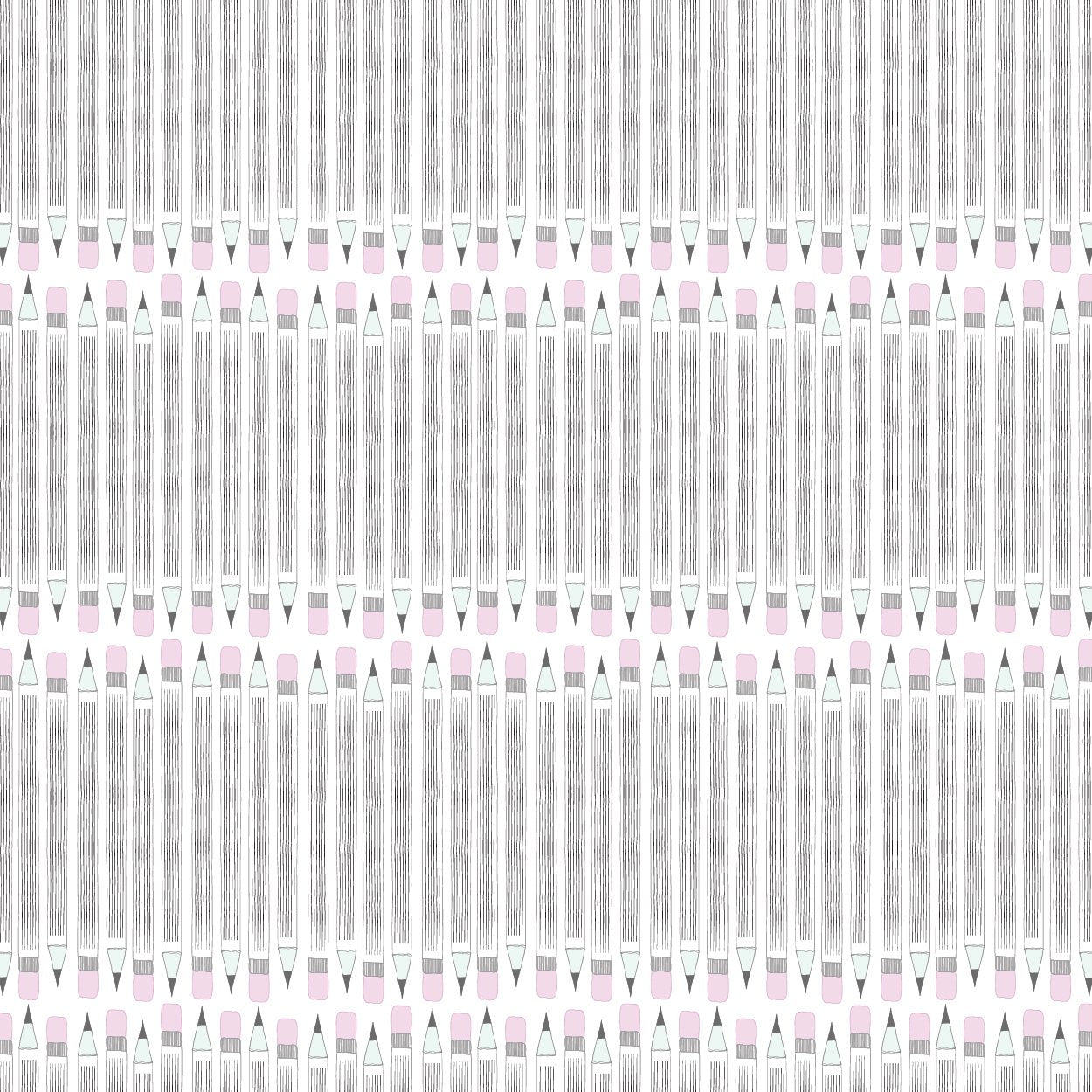 Last cut from bolt - 16.5" x width of fabric - Devonstone - Low Volume by Sew Darn Over It - Pencils