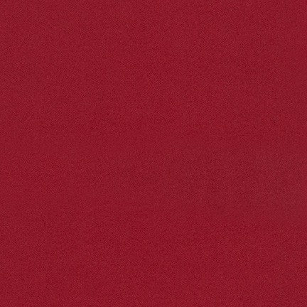 Premium Flannel - Scarlet # 1326 -Robert Kaufman - Red solid