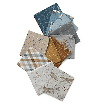 FIGO Fabrics - Calm Waters - Seagulls