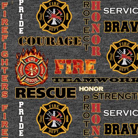 Sykel Enterprises - Fire Fighter Seal - Heather Grey