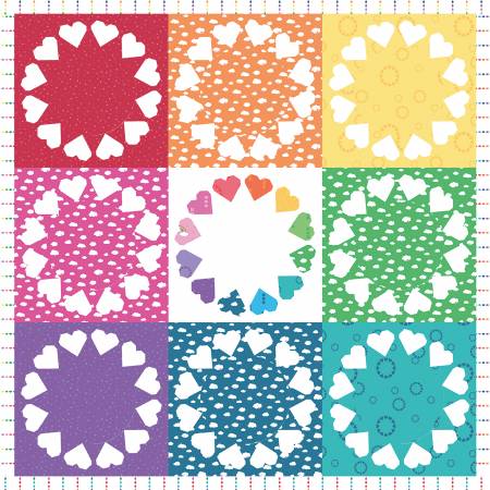 Dream Heartfelt Quilt Kit - Riley Blake