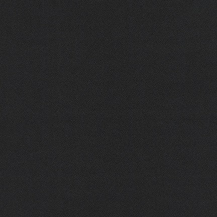 Premium Flannel - Mammoth Organic - Robert Kaufman - Black Solid