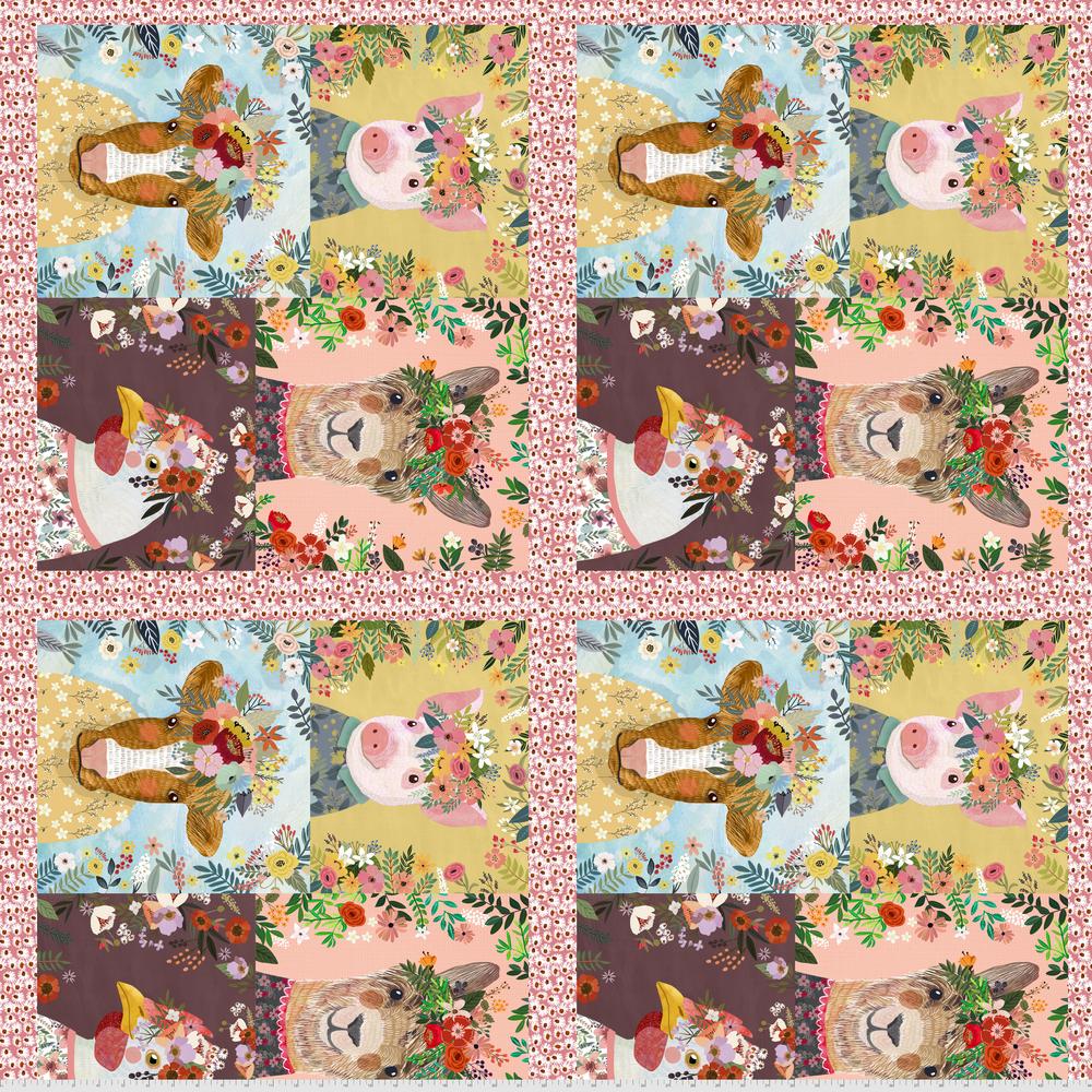 Panel - Farm Friends  - Mia Charro - Farm Animals - Multi