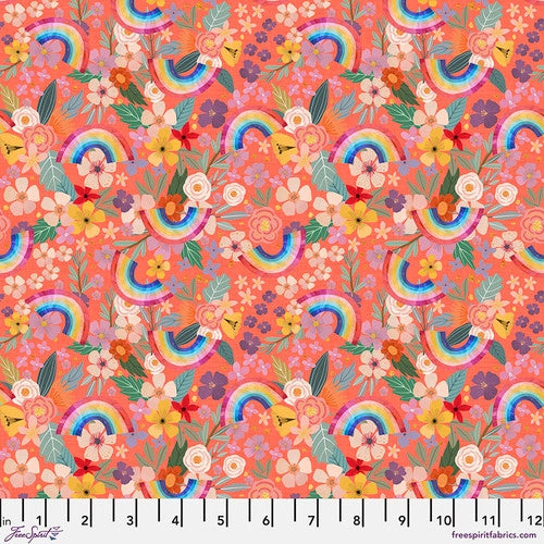 Magic Friends - Mia Charro - Rainbows and Flowers - Coral
