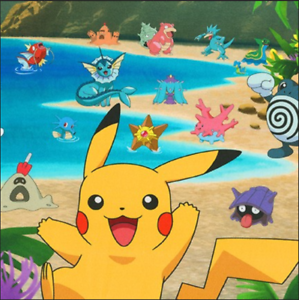 Panel - Pokémon - Robert Kaufman Fabrics