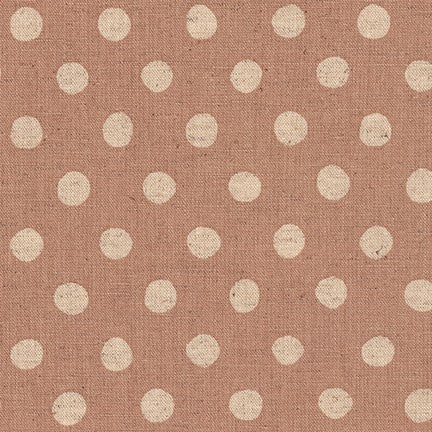 Canvas - Natural Dots - Blush - by Sevenberry for Robert Kaufman