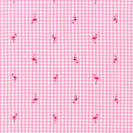 Last cut - Full Metre - Carolina Shore Prints - Candy Pink - by Robert Kaufman