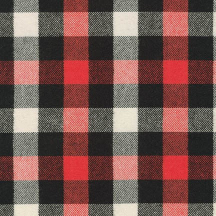 Flannel - Tahoe Flannel - Red - by Robert Kaufman
