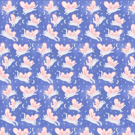 Dear Stella - Kitty Fairies Digitally Printed  - Multi