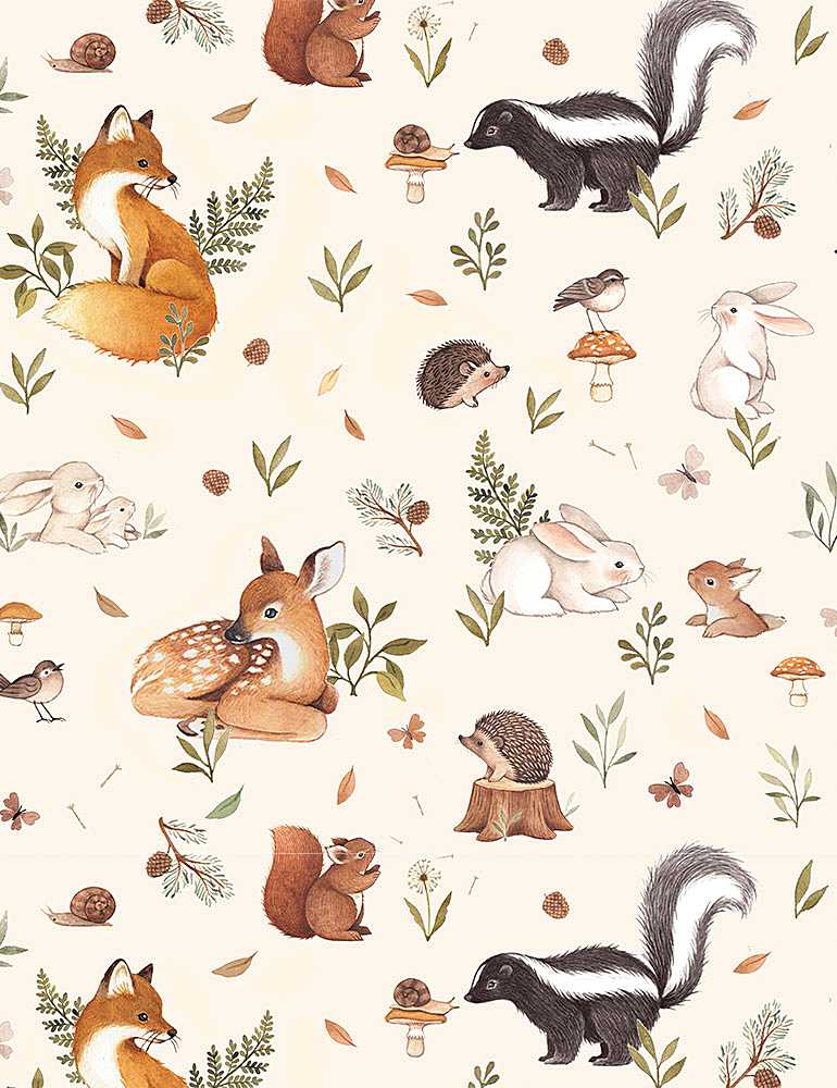 Limited Quantity - Dear Stella - Little Fawn and Friends - Friends - Cream