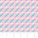 Last Half Yard - Very Punny Collection - Scallop - Pink