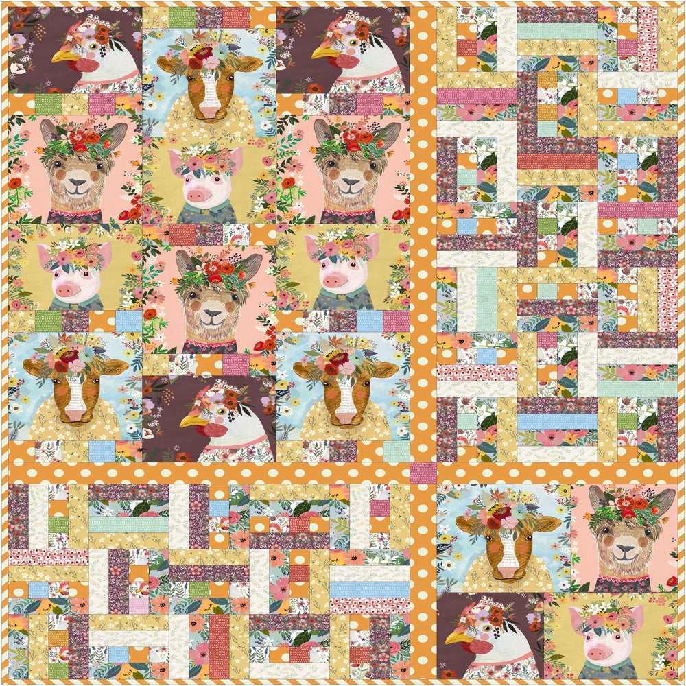 Panel - Farm Friends - Mia Charro - Animals - Multi