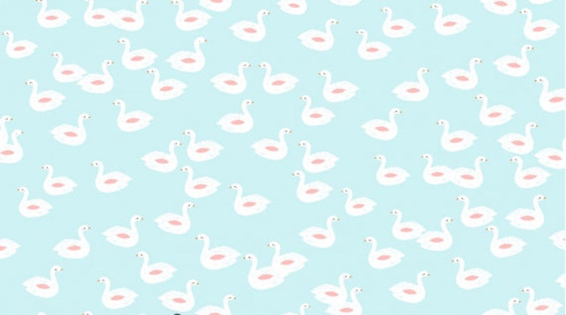 Dear Stella On Pointe Horizon - Light blue with Swans
