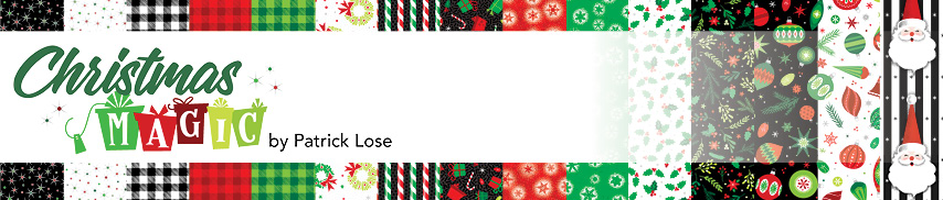 Tissus Northcott - Noël Vintage - Toile de Noël verte, Tan