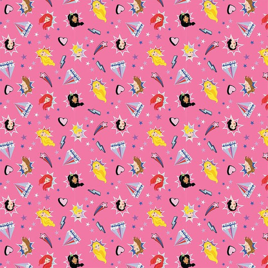 Disney Princess Power - Tossed Princess Burst - Pink