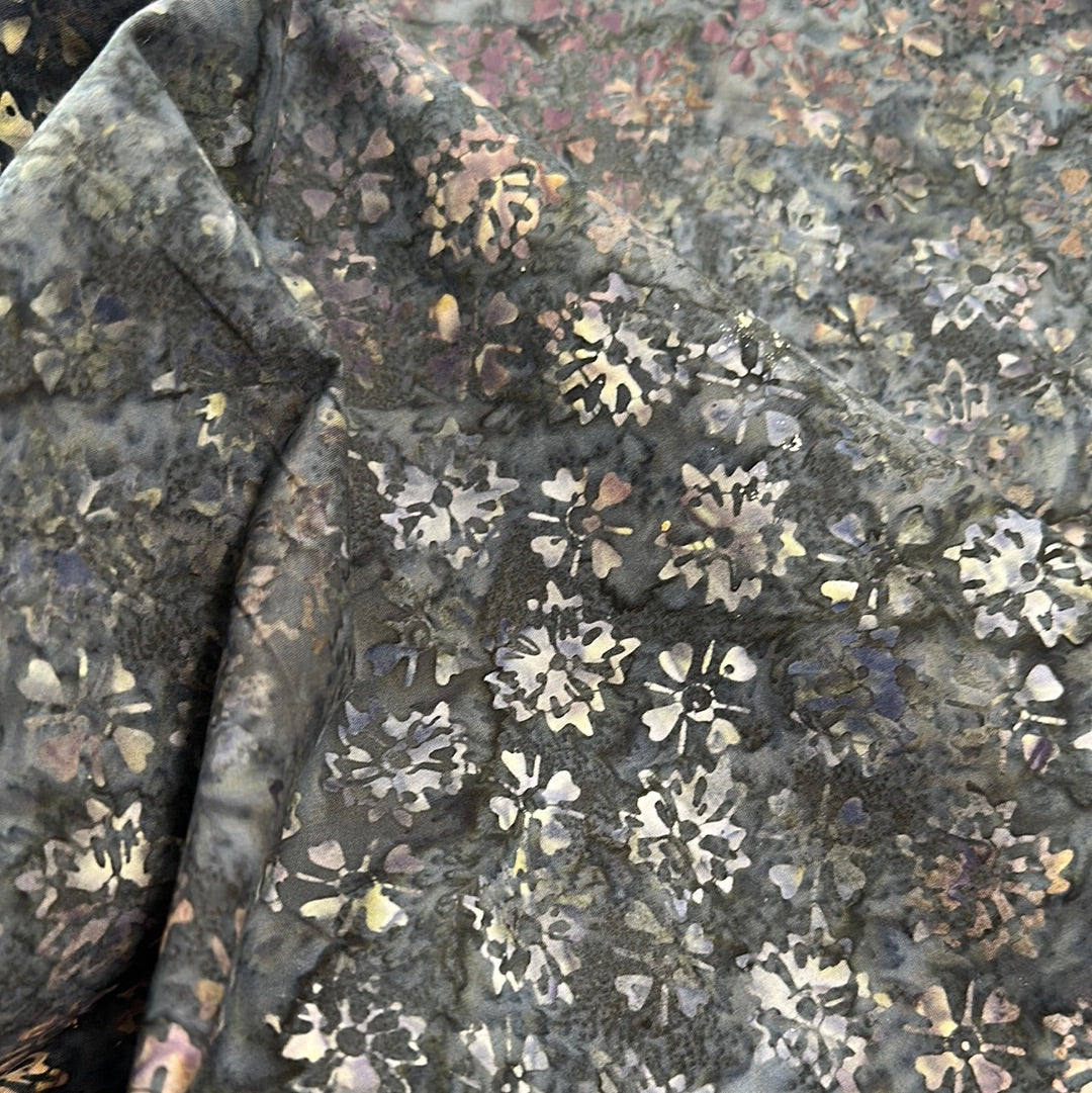 Robert Kaufman Artisan Batiks - Earth - Florals and fall Leaves