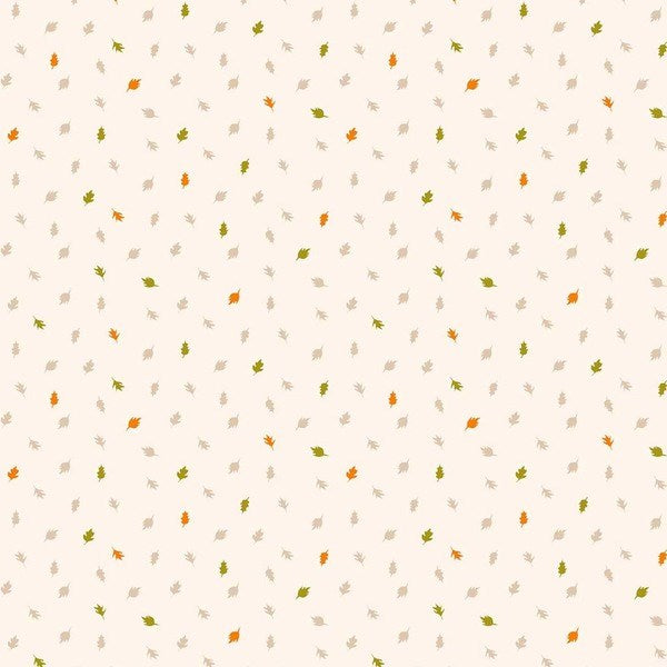 FIGO Fabrics - Summers End -  Fall leaves - Cream
