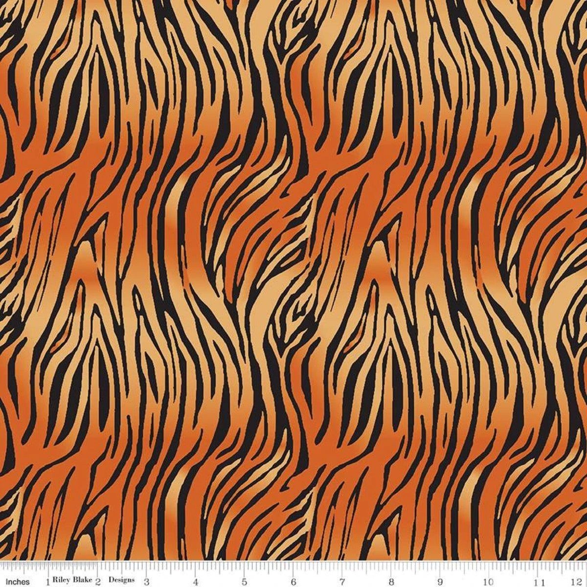 Riley Blake - On Safari- Bengal - Orange