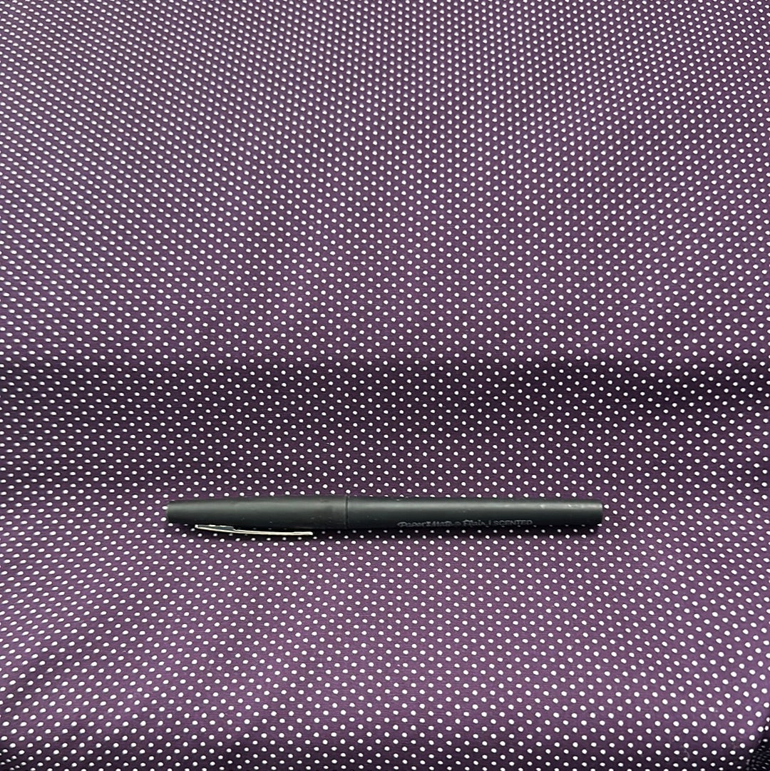 Robert Kaufman Fabrics - Sevenberry Petite Basics - Pindot on Eggplant
