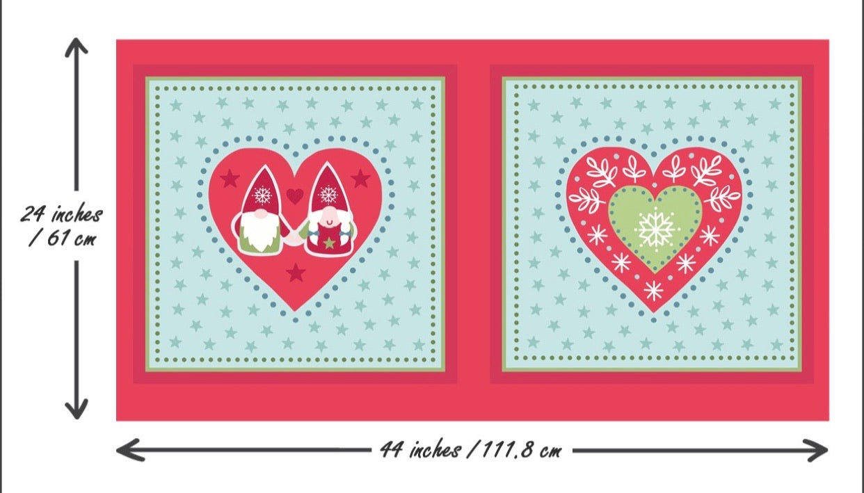 Hygge Christmas by Lewis & Irene  - Cushion Panel