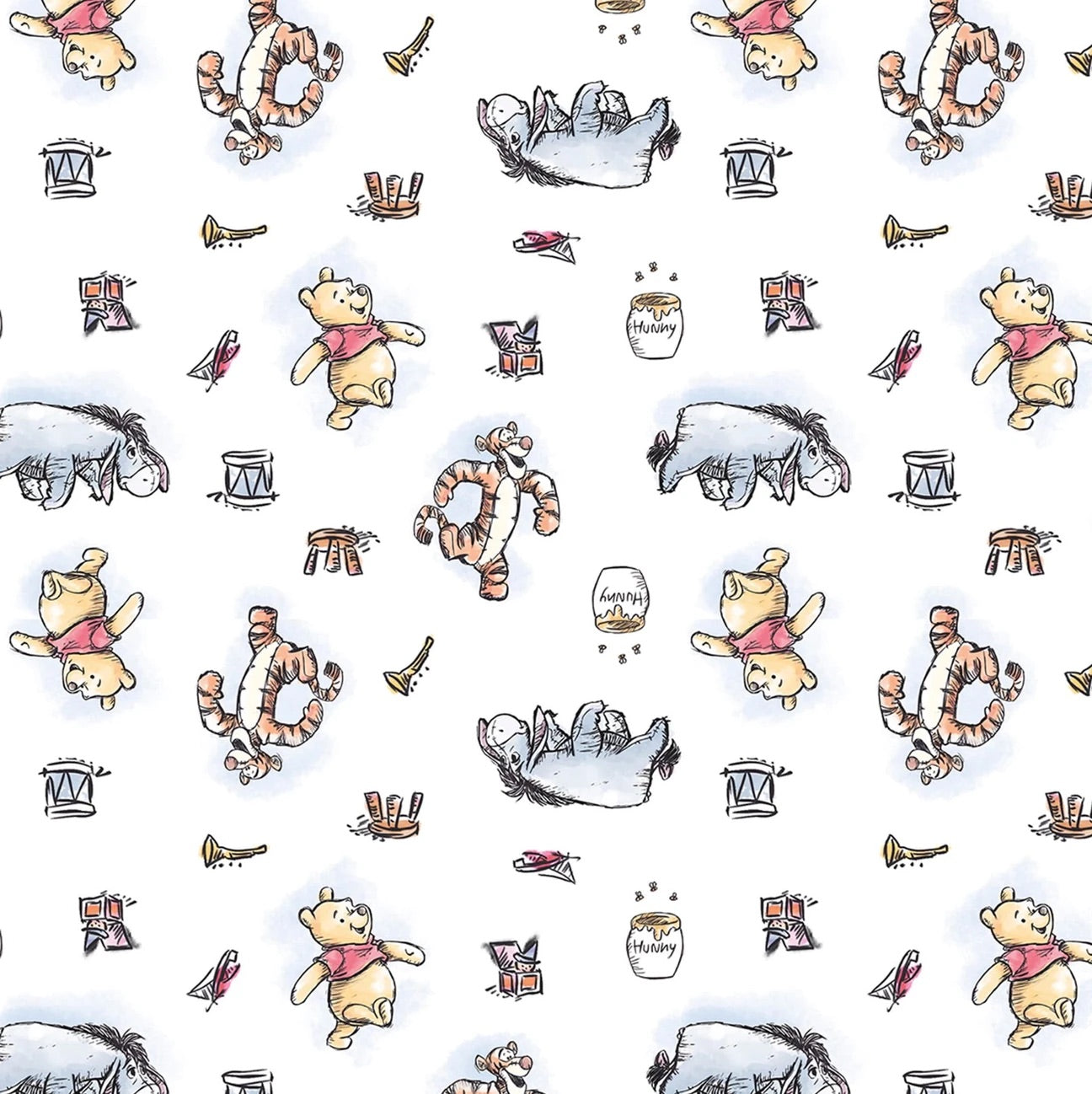 Springs Creative - Winnie l'ourson - Winnie l'ourson et ses amis -Vintage