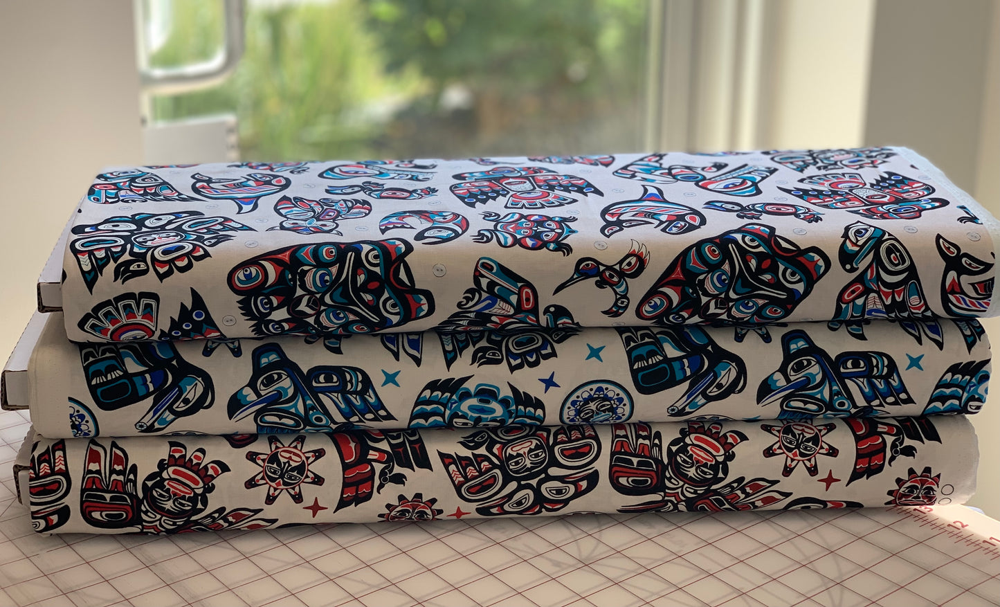 Indigenous Symbols - Elizabeth Studios - Cream/Multi