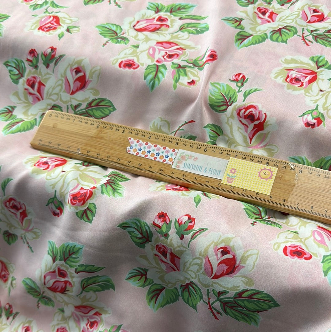 Rayon - FIGO Fabrics - True Kisses - Blush