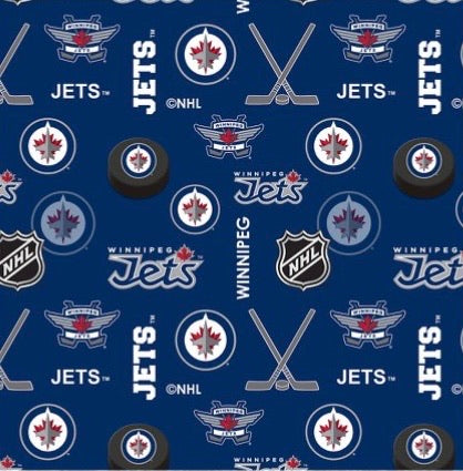 Flannel - NHL Hockey Teams - Winnipeg Jets - 1/2 metre