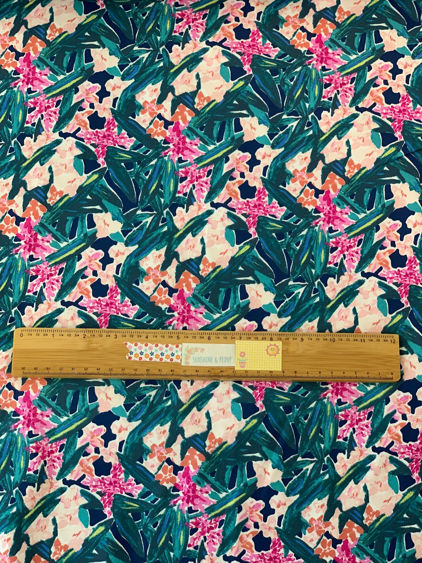 Knit - Dear Stella - Multi Floral Breeze - Half Metre