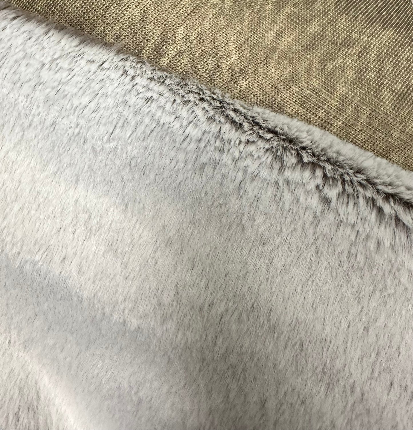 Minky - Red Pine - Jasper - Beige/White