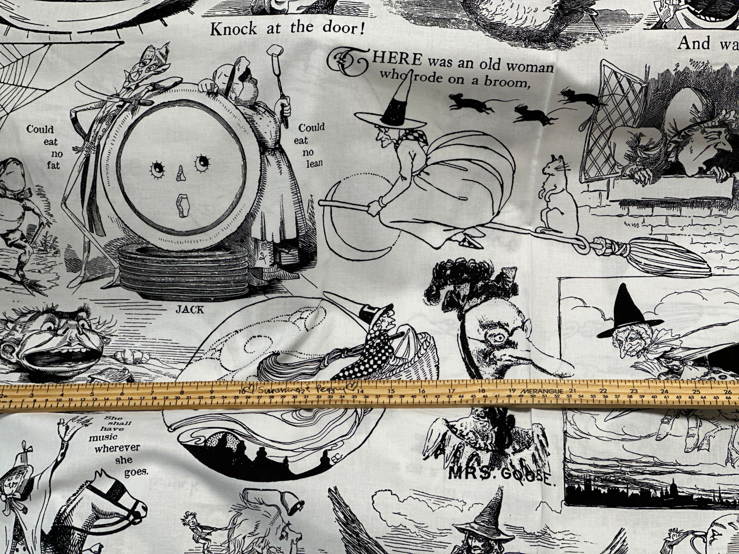 Riley Blake - Goose Tales - Tall Tales All over Motifs-Off White